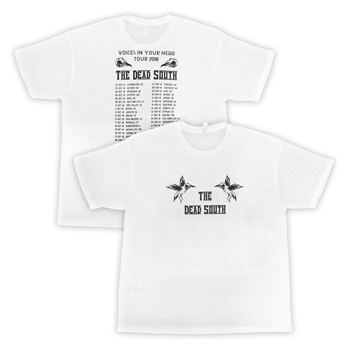 2018 Voices In Your Head Tour Bird T-Shirt - White