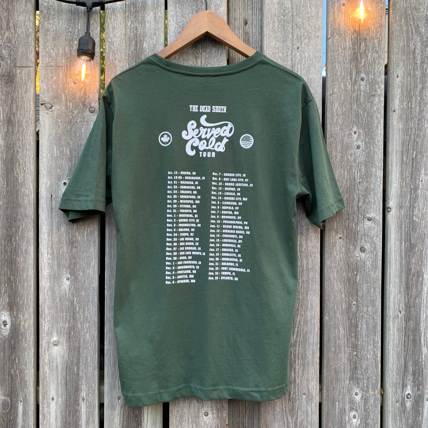 Sugar & Joy Served Cold Tour T-Shirt - Green