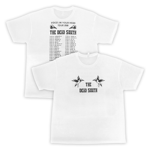 Voices In Your Head Tour 2018 Bird T-Shirt - White