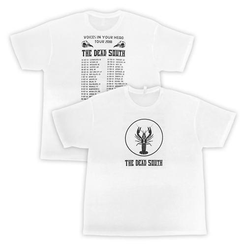 Voices In Your Head Tour 2018 Crawfish T-Shirt - White