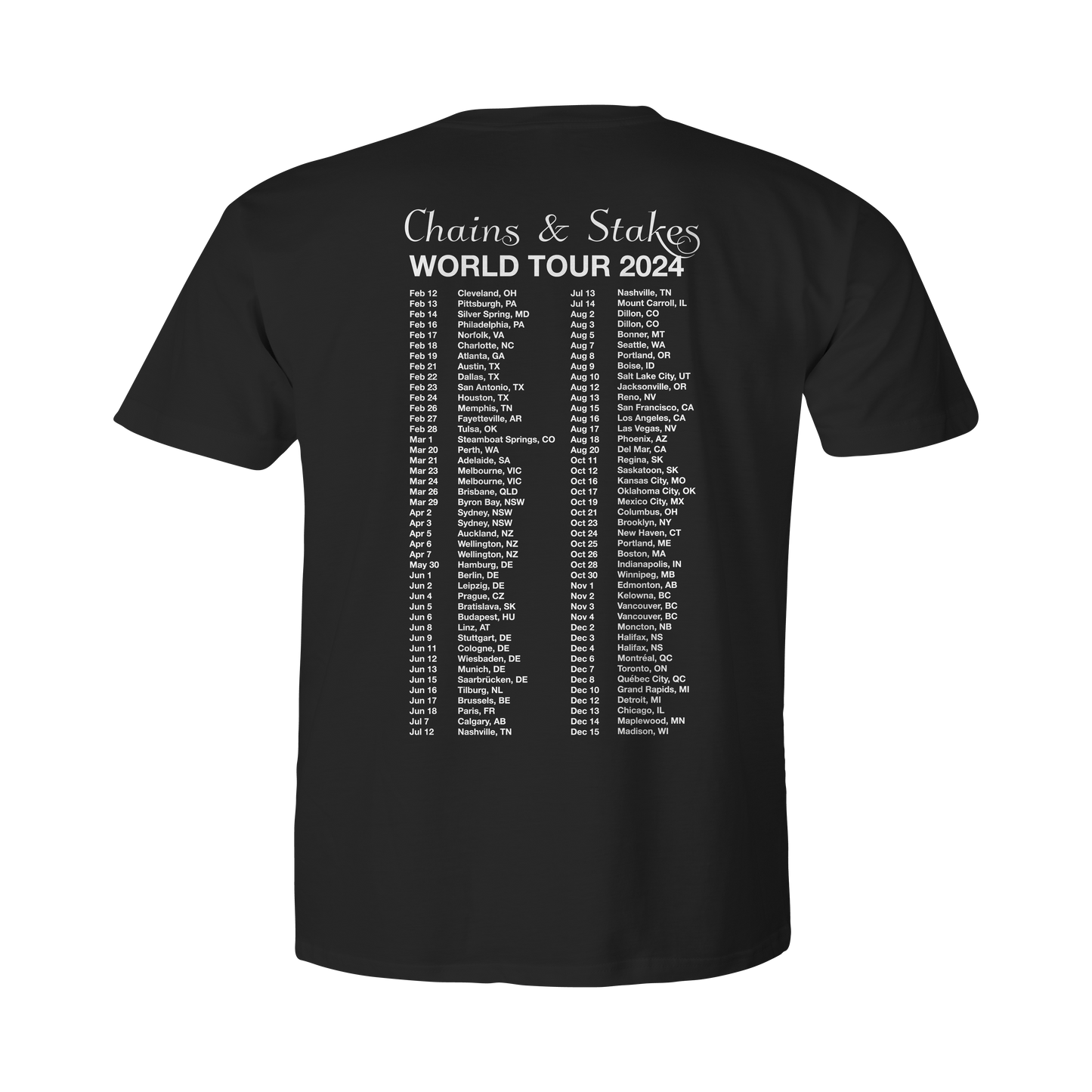 2024 Coffin Tour T-Shirt