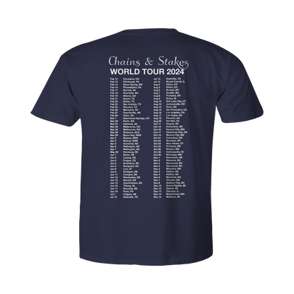 2024 Diamond Tour T-Shirt - Navy