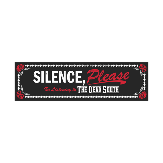 Silence, Please Bumper Sticker (Pre-order)